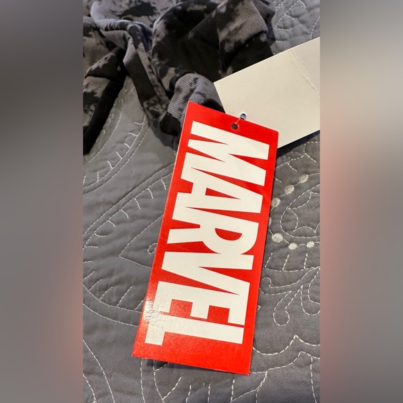 Marvel Black Panther Men’s Gray/Black Wakanda Forever Hoodie NWT Various… - Picture 2 of 8